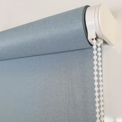 Store enrouleur occultant bleu marine tissu double face l.90 x H.190cm Madeco