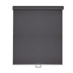 Store enrouleur occultant automatique anthracite l.37 x H.160cm Madeco