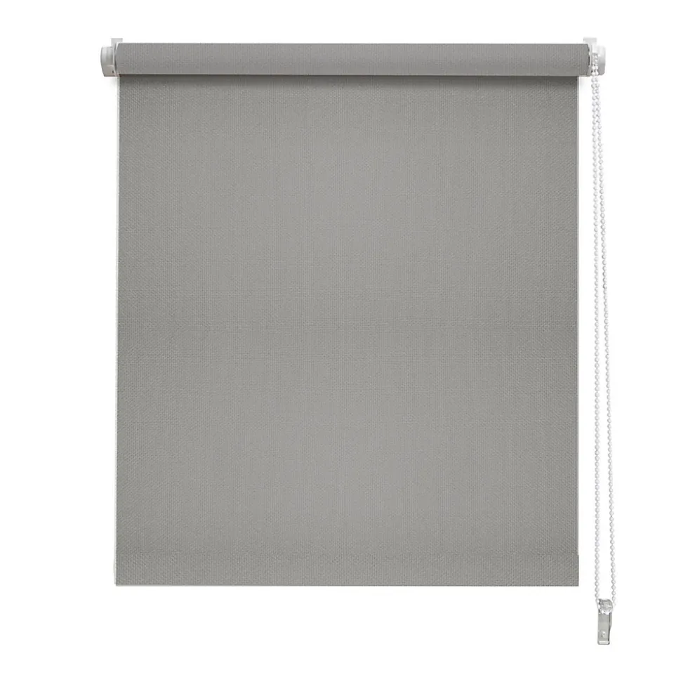 Store enrouleur occultant Easy roll gris clair l.62 x H.170cm Madeco