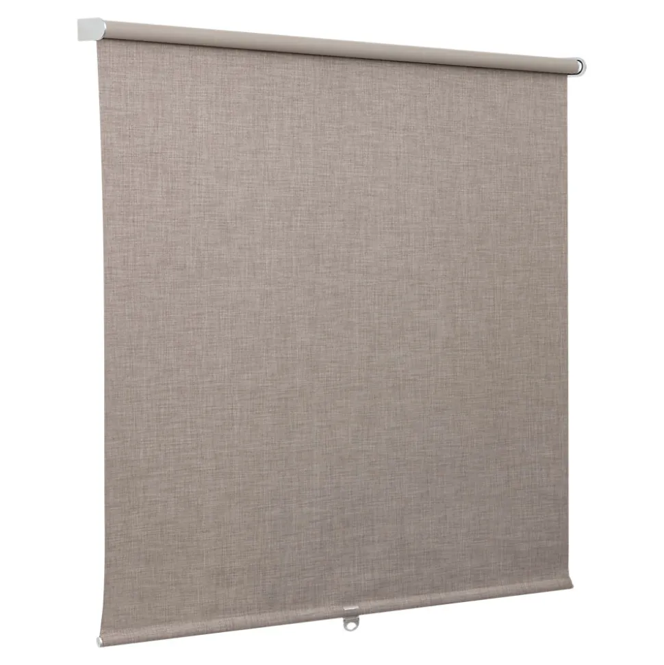 Store enrouleur occultant sans perçage Novan taupe l.180 x H.240cm Goodhome