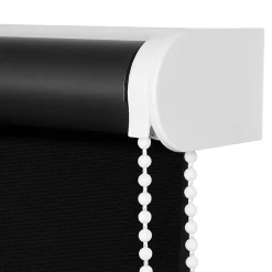 Store enrouleur occultant sans perçage Boreas 2 noir l.75 x H.240cm Goodhome