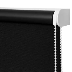Store enrouleur occultant sans perçage Boreas 2 noir l.75 x H.240cm Goodhome