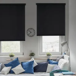 Store Enrouleur Occultant Noir 100 x 180 cm