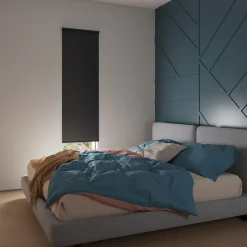 Store enrouleur occultant sans perçage Boreas 2 noir l.60 x H.180cm Goodhome