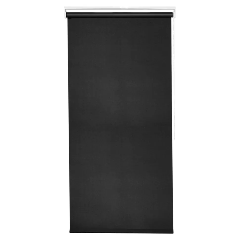 Store enrouleur occultant sans perçage Boreas 2 noir l.60 x H.240cm Goodhome