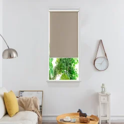 Store enrouleur occultant sans perçage Iwerne beige l.60 x H.180cm Goodhome