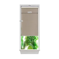 Store enrouleur occultant sans perçage Iwerne beige l.60 x H.180cm Goodhome