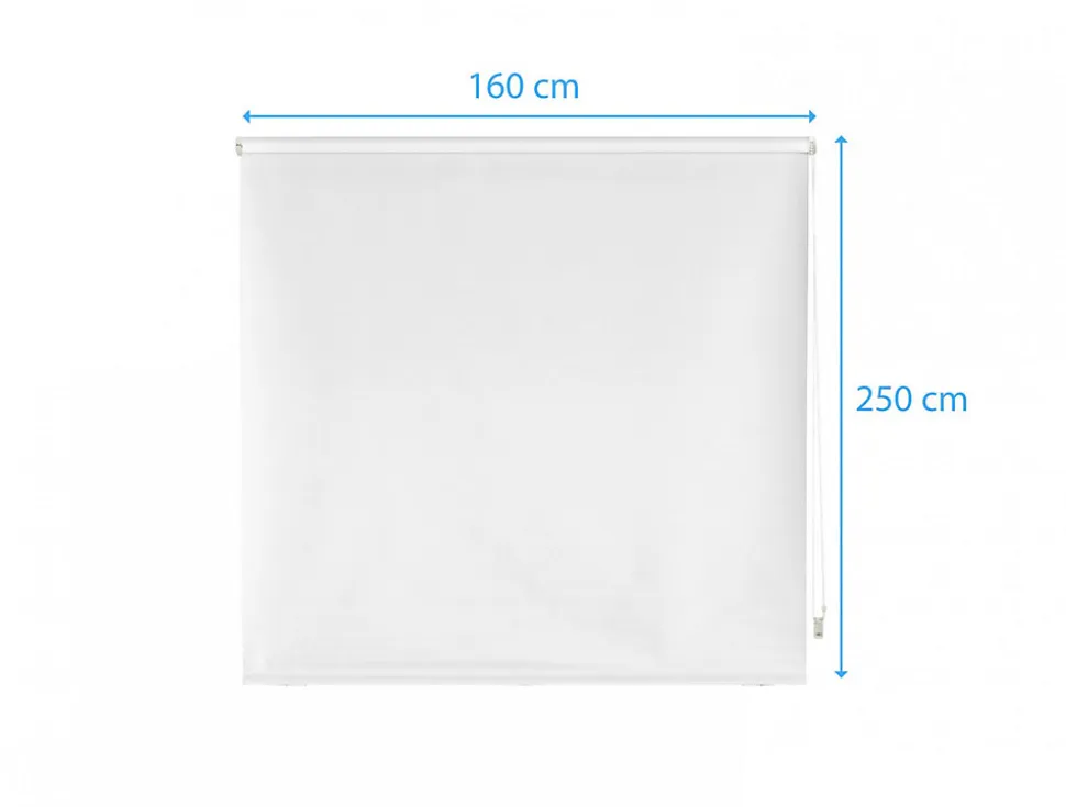 Store enrouleur Polyester Translucide 160x250