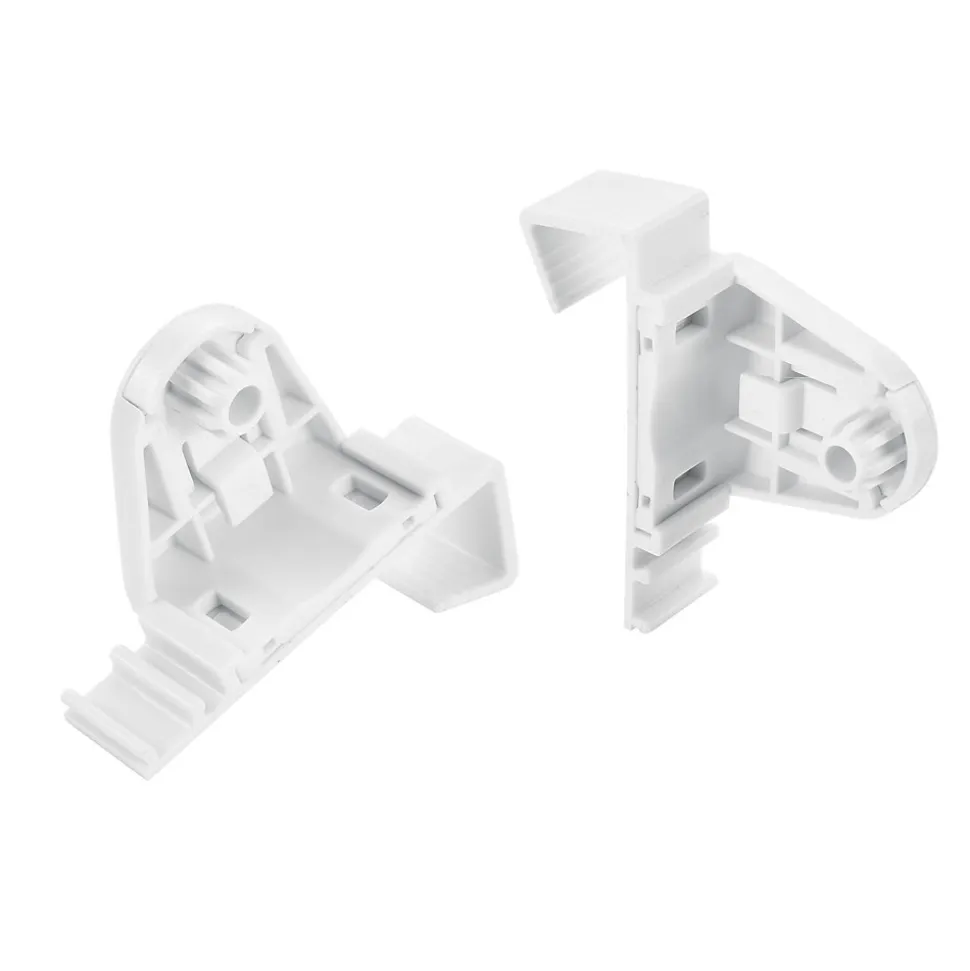 Store enrouleur sans perçage reglage en tissu blanc Helloshop26