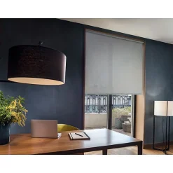 Store Enrouleur Screen - Easydeco - Gris - 95 x 250 cm