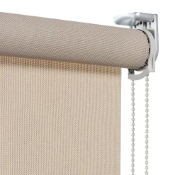 Store Enrouleur Screen Degré d'ouverture 10% Sable 90 X 190cm , Viewtex