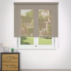 Store Enrouleur Screen Degré d'ouverture 10% Pebble 135 X 250cm , Viewtex