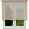 Store Enrouleur Screen Degré d'ouverture 10% Sable 120 X 190cm , Viewtex