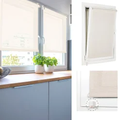 Store Enrouleur Screen Easyfix Beige 75X180