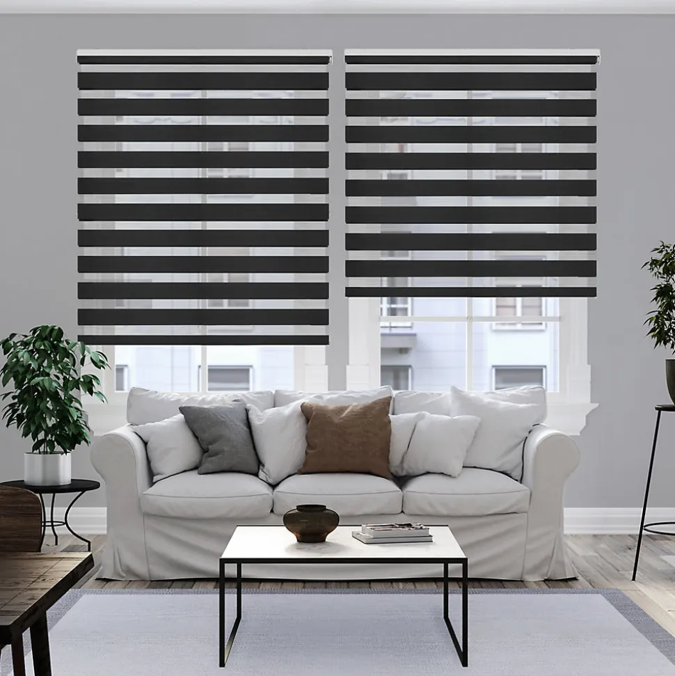 Store enrouleur screen premium en tissu technique, alu, tube renforcé 38 mm, haute qualité Gris-Beige 220x250 cm