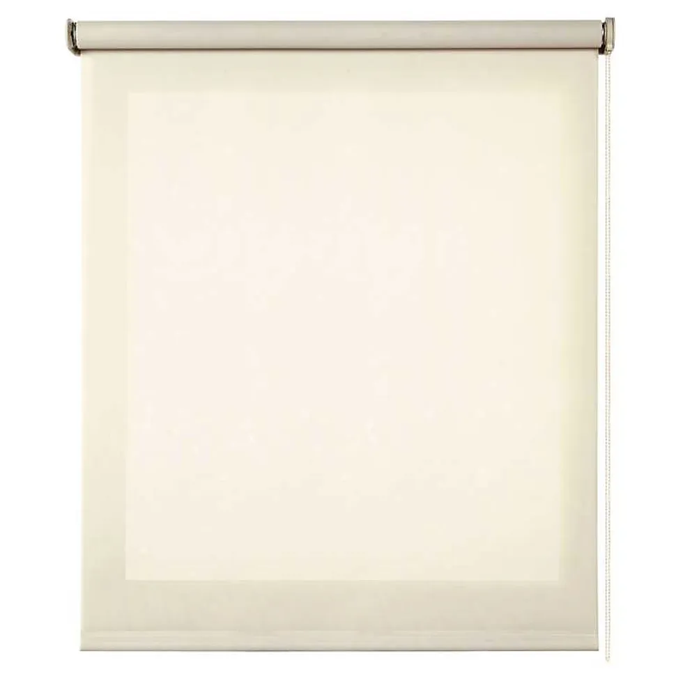 Store enrouleur screen premium en tissu technique, alu, tube renforcé 38 mm, haute qualité Beige 140x180 cm