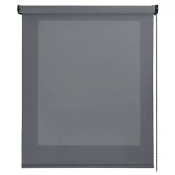 Store enrouleur screen premium en tissu technique, alu, tube renforcé 38 mm, haute qualité Gris Founcé 220x250 cm