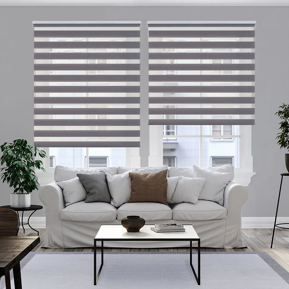 Store enrouleur screen premium en tissu technique, alu, tube renforcé 38 mm, haute qualité Gris Founcé 220x250 cm