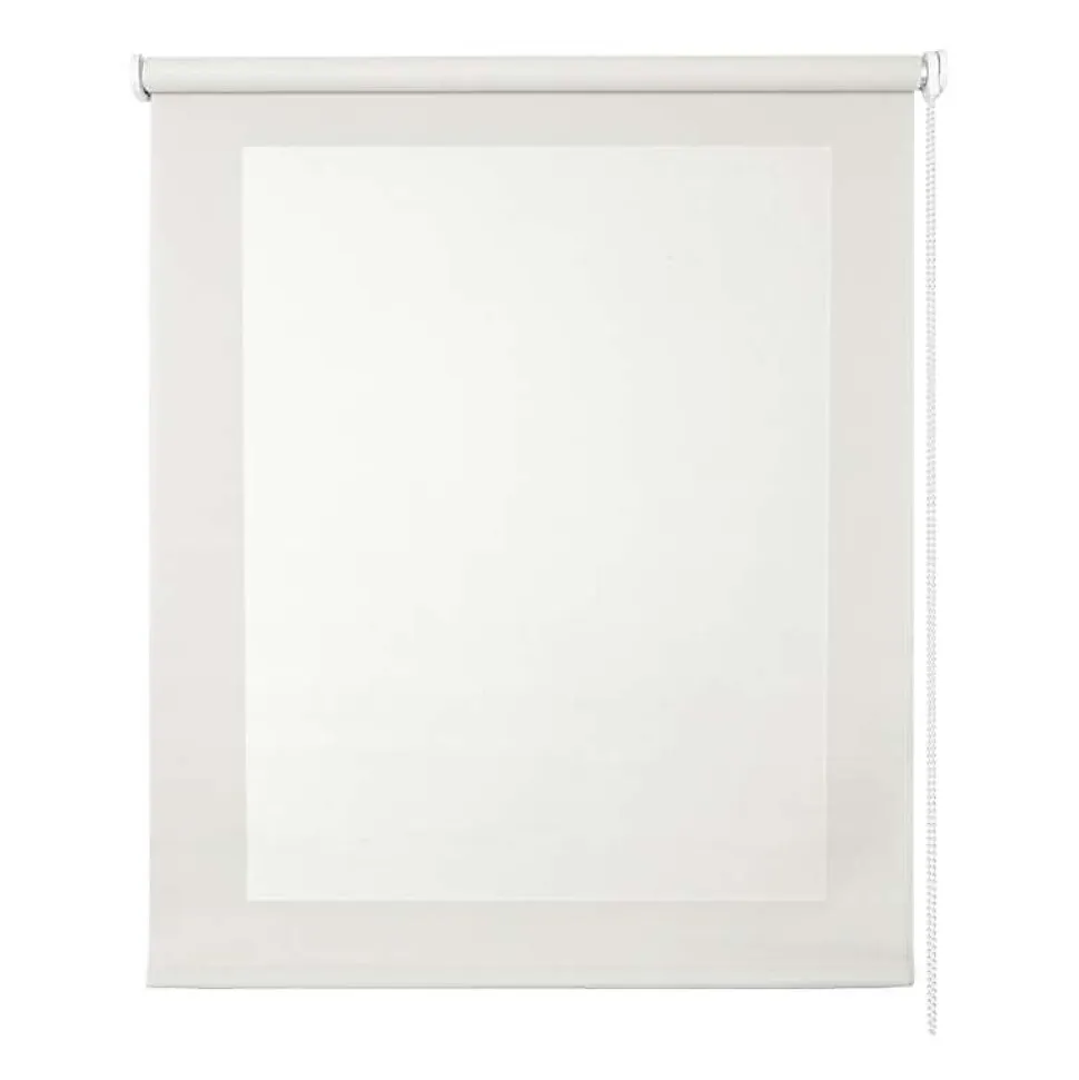 Store Enrouleur Screen Tamisant et Isolant Thermique Blanc 180 x 250 cm