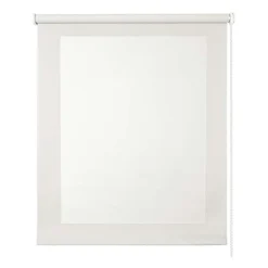 Store Enrouleur Screen Tamisant et Isolant Thermique Blanc 120 x 250 cm