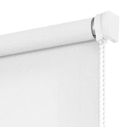 Store Enrouleur Screen Tamisant et Isolant Thermique Blanc 180 x 180 cm