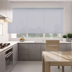 Store Enrouleur Screen Tamisant et Isolant Thermique Gris 120 x 250 cm