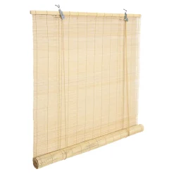 Store enrouleur tamisant Bamboo beige l.120 x H.180cm