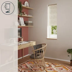 Store enrouleur tamisant sans perçage Masana beige l.45 x H.140cm Goodhome
