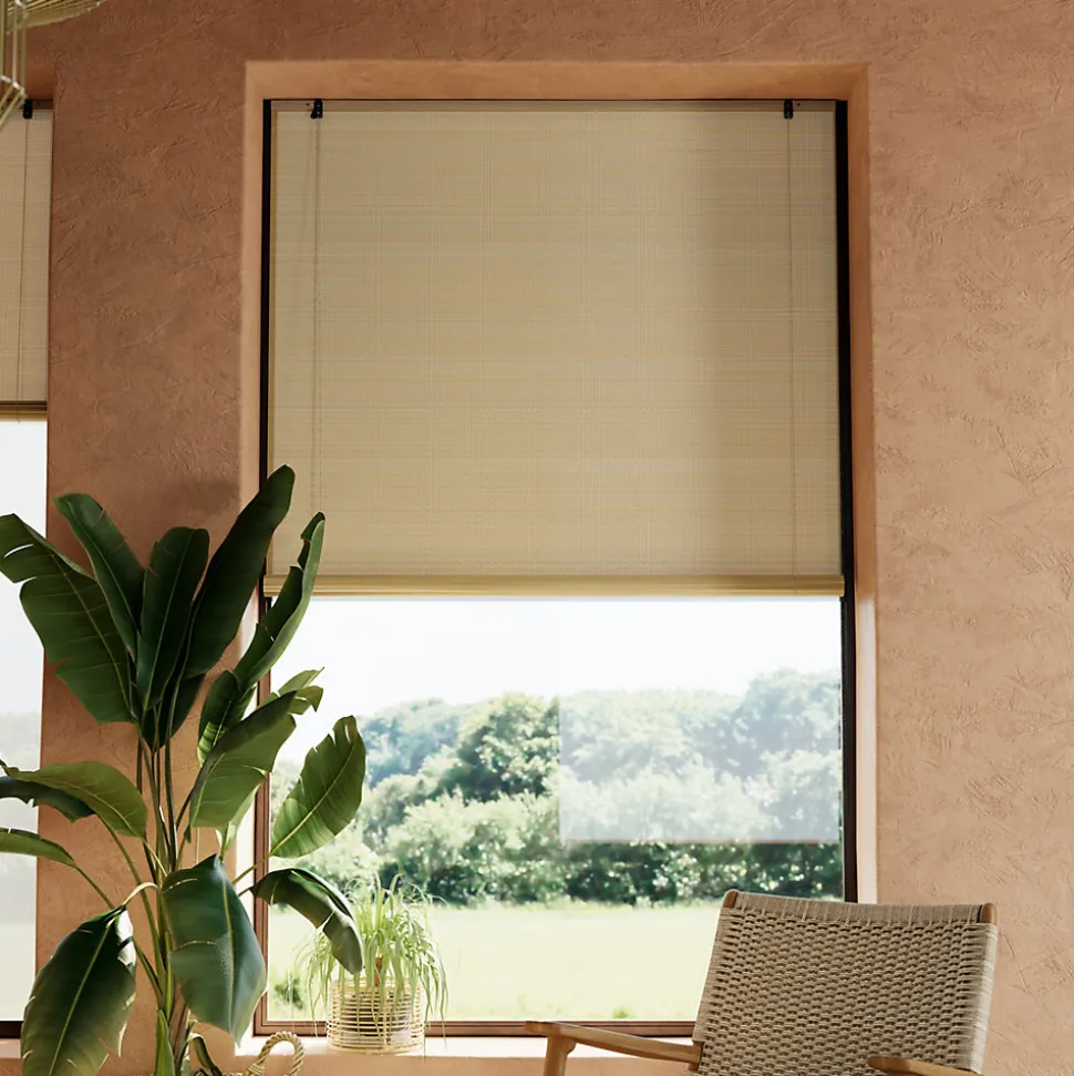 Store enrouleur tamisant sans perçage Akapa beige l.160 x H.180cm Goodhome