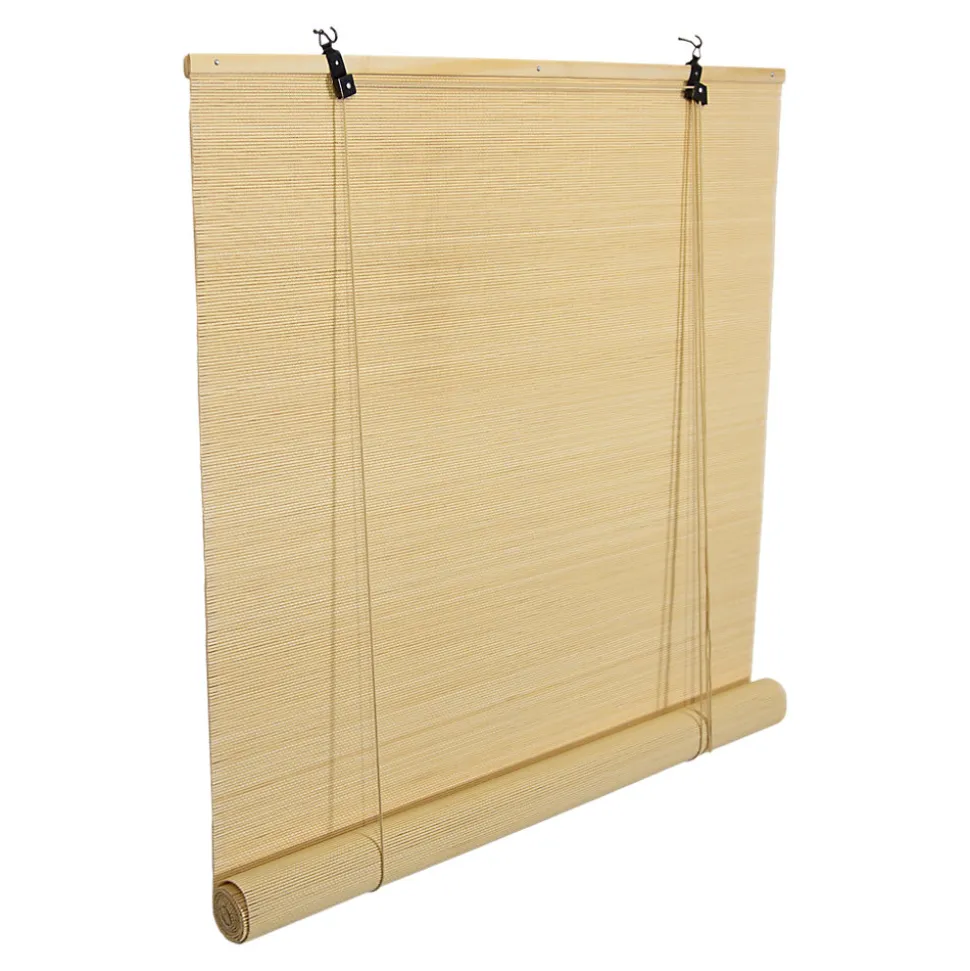 Store enrouleur tamisant sans perçage Akapa beige l.160 x H.180cm Goodhome