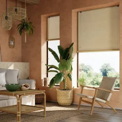 Store enrouleur tamisant sans perçage Akapa beige l.160 x H.180cm Goodhome