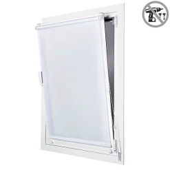 Store Enrouleur Tamisant sans perçage EasyFix Blanc 75 x 180 cm