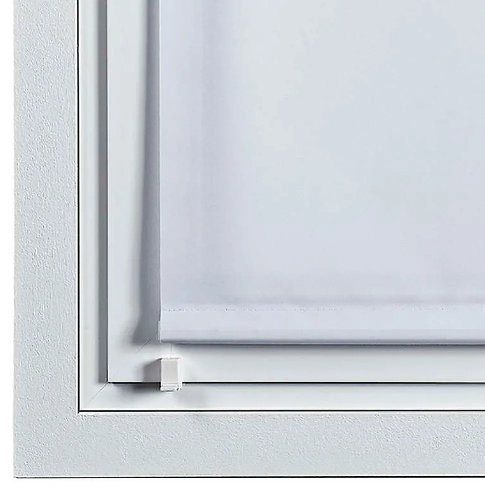 Store Enrouleur Tamisant sans perçage EasyFix Blanc 75 x 180 cm