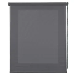 Store Enrouleur Tamisant Lisse pour Fenêtres et Portes Gris 60x180 cm
