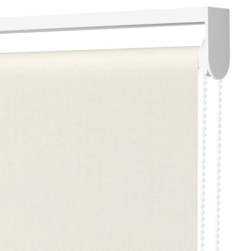 Store enrouleur tamisant sans perçage Halo 2 blanc cassé l.75 x H.240cm Goodhome