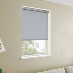 Store enrouleur tamisant sans perçage Halo 2 gris béton l.75 x H.240cm Goodhome