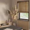 Store enrouleur tamisant Roll'up en toile de jute sans percage H.150 x l.40cm Madeco