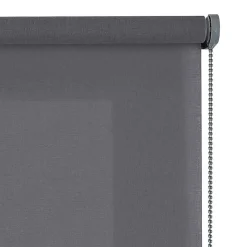 Store Enrouleur Tamisant Lisse pour Fenêtres et Portes Gris 120x180 cm