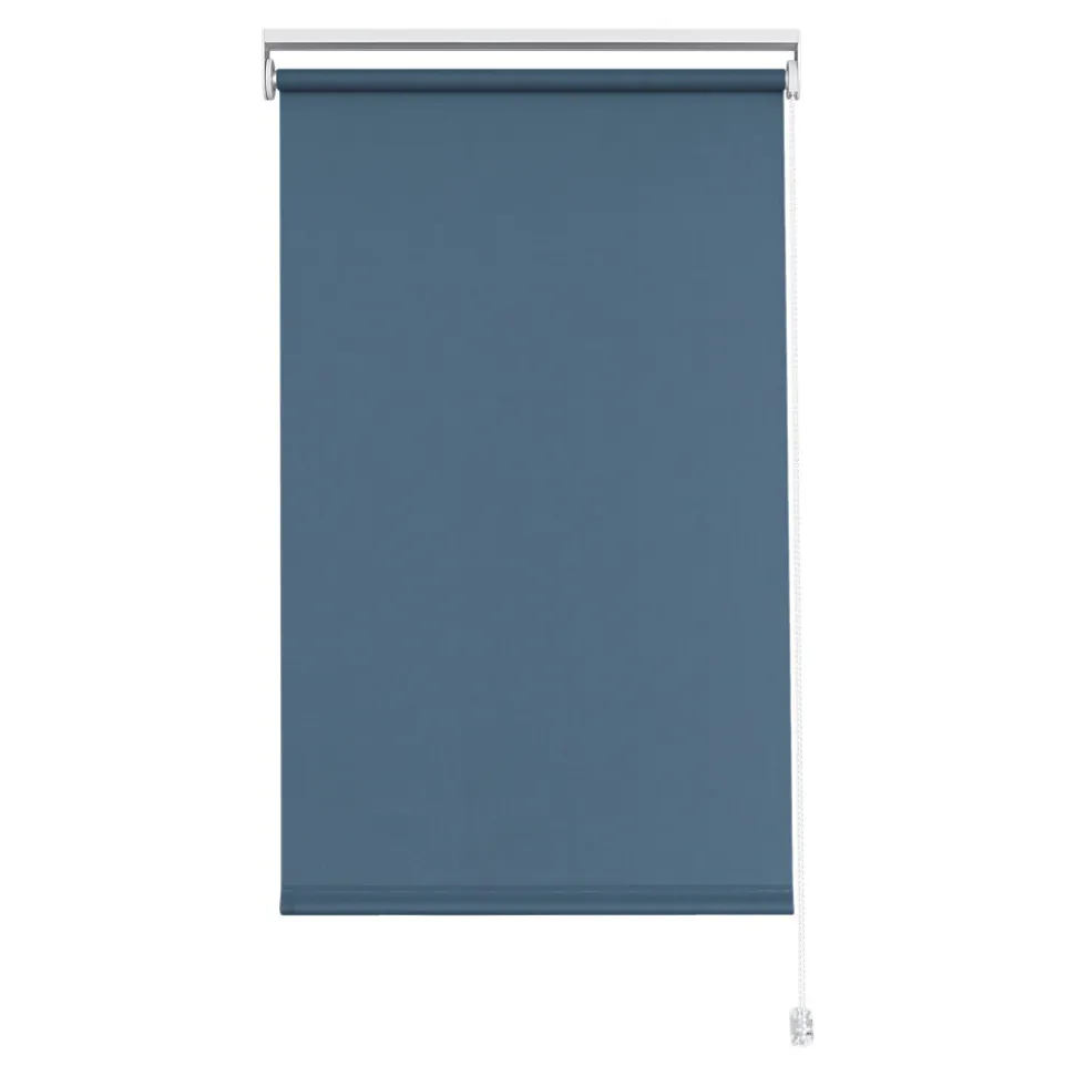 Store enrouleur tamisant sans perçage Halo 2 bleu l.90 x H.180cm Goodhome