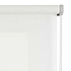 Store Enrouleur Tamisant Lisse pour Fenêtres et Portes Blanc 80x180 cm