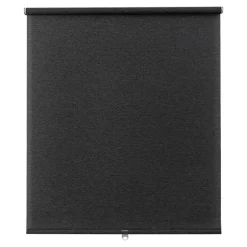 Store enrouleur tamisant sans perçage Eccles noir l.180 x H.240cm Goodhome