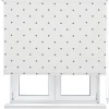Store Enrouleur Tamisant Pasodoble Blanc et Marron 90 X 250cm , Viewtex