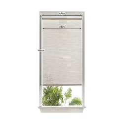 Store enrouleur tamisant sans perçage Masana beige l.40 x H.140cm Goodhome