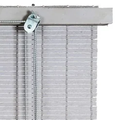 Store enrouleur tamisant bois gris clair H.200 x 100cm Ballauff