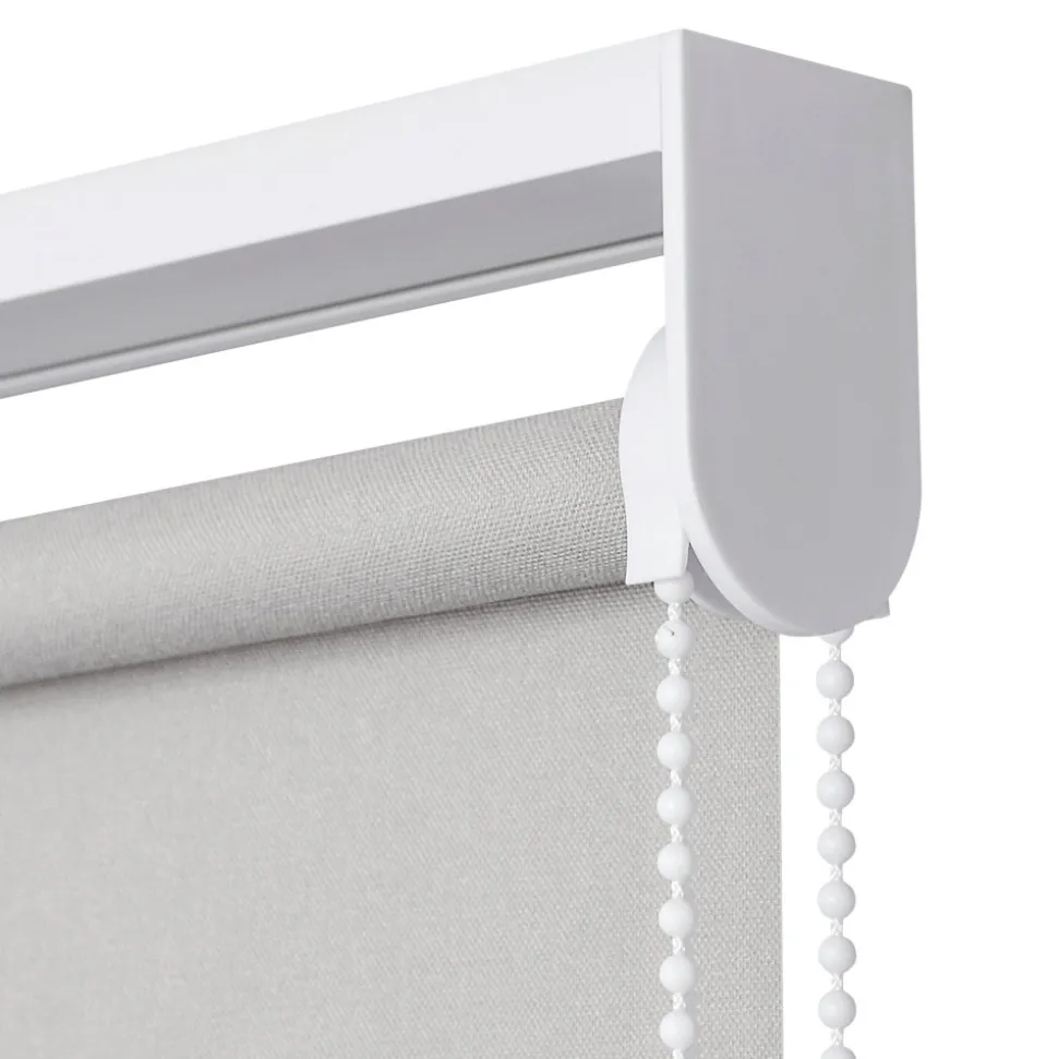 Store enrouleur tamisant sans perçage Halo 2 gris perle l.90 x H.180cm Goodhome