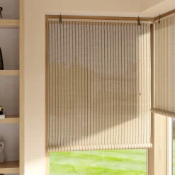 Store enrouleur tamisant sans perçage Awatea beige l.60 x H.180cm Goodhome