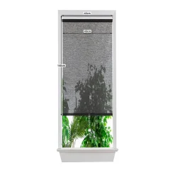 Store enrouleur tamisant sans perçage Eccles noir l.45 x H.140cm Goodhome