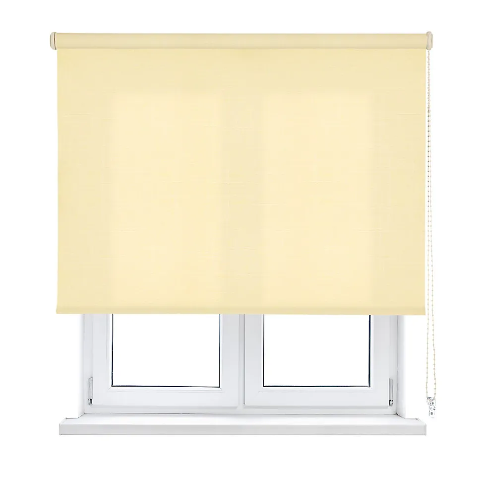 Store enrouleur tamisant Shape Ivoire 165 X 190cm , Viewtex