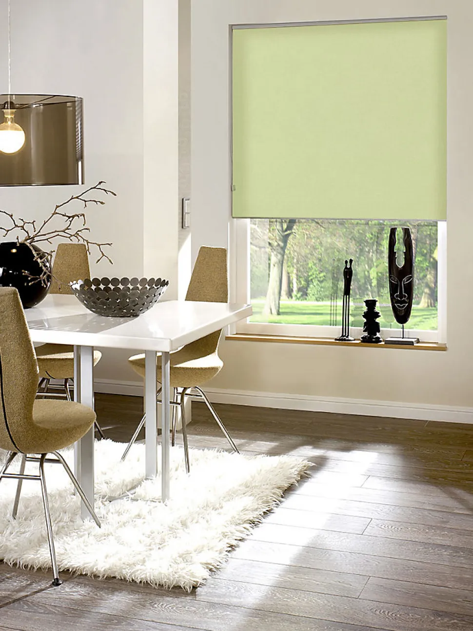 Store Enrouleur Tamisant Coloré (150x180 cm - Vert)