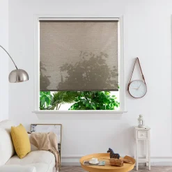 Store enrouleur tamisant sans perçage Eccles marron l.160 x H.180cm Goodhome